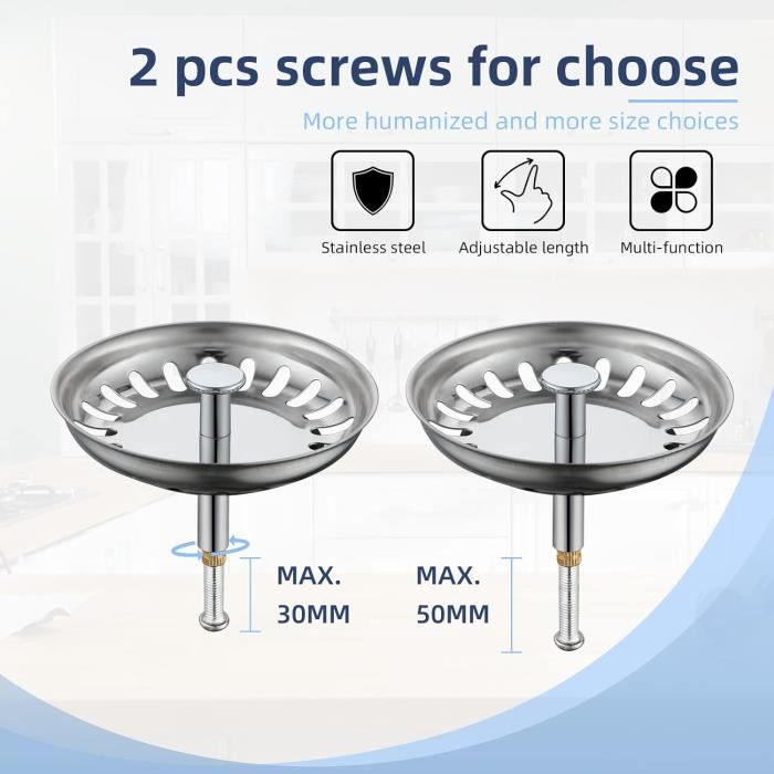 Filtre D'évier En Silicone Pour Cuisine - Passe-toilettes - Couleur Aléatoire - NEUF