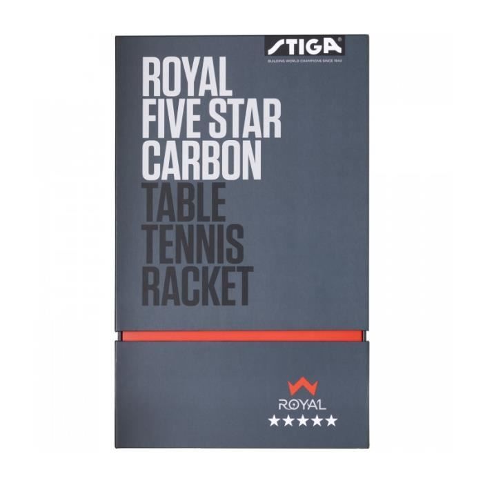 Raquette de tennis de table Stiga Royal 5-Star Carbon