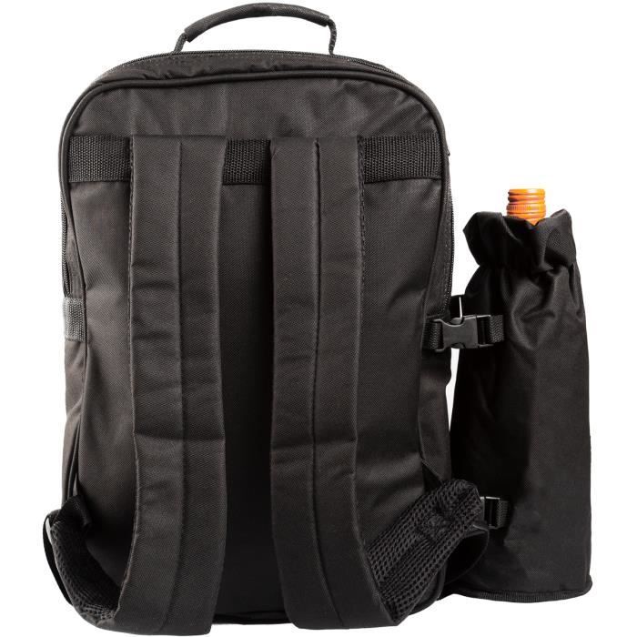 Sac à Dos Pique-nique 2 Personnes FREEAMG – Compartiment Réfrigérant, 18 Accessoires Inclus, Idéal Plage Camping