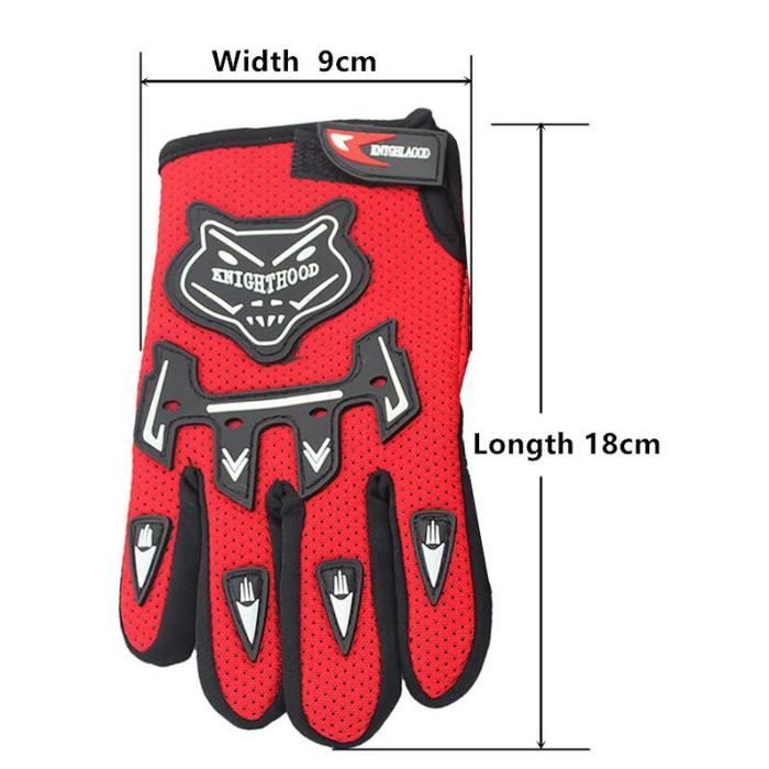Gants Moto ARTOP Été Homme/Femme - Tactile, Anti-Choc, Respirant, Pour Cross/Scooter (Vert, M)