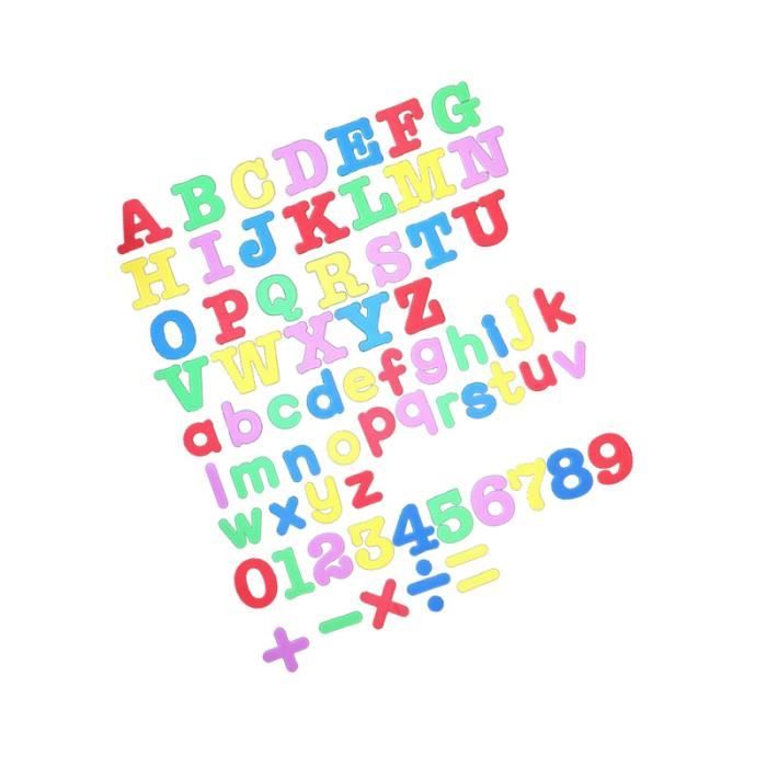 Alphabet Lettres et Chiffres Magnets Frigo Magnétique Éducatif