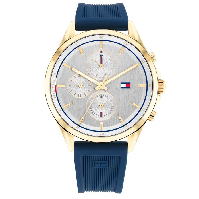 Montre femme hotsell tommy hilfiger bleu