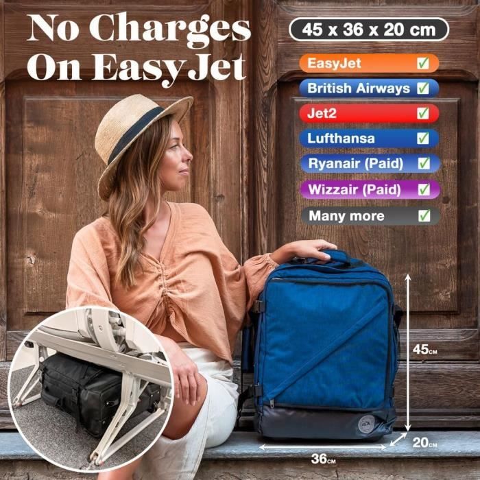 Sac a dos a roulette cabine outlet