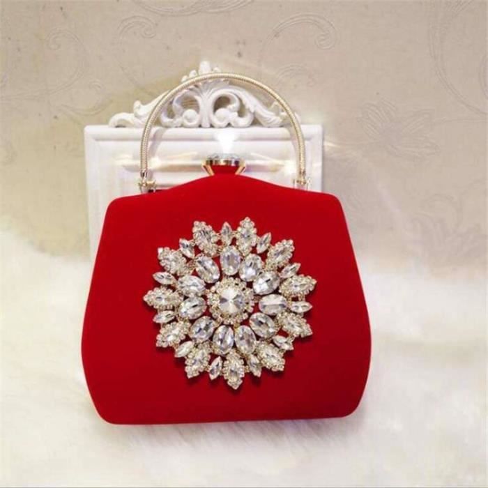 Sacs à main pour femmes en cristal pour soirée de mariage