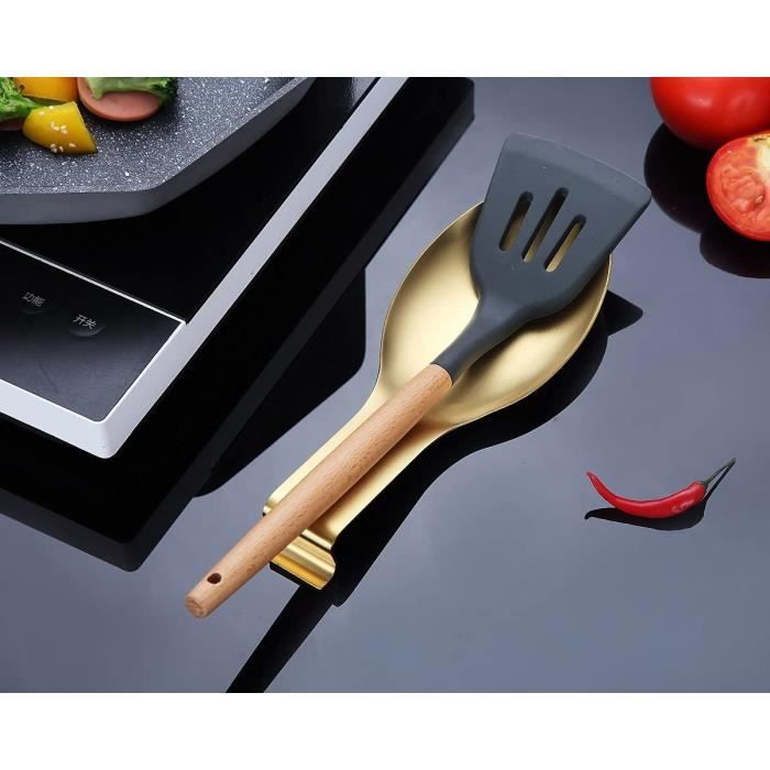 Repose-cuillère Savagrow – Long Manche Inox, Pratique Pour Cuillères Et Ustensiles De Cuisine