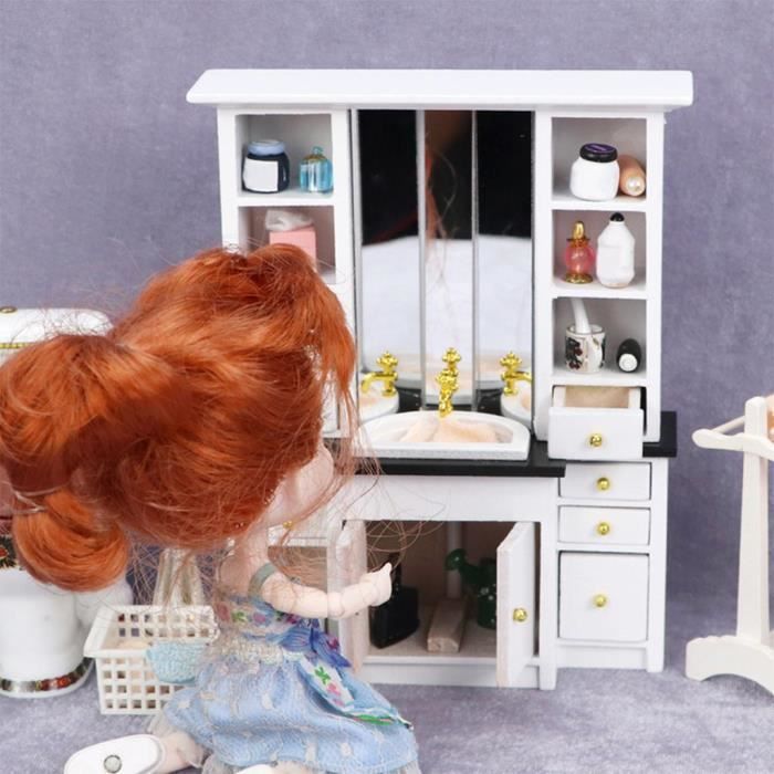 Maison de poupées accessoires armoire de rangement fait main - Cdiscount  Jeux - Jouets