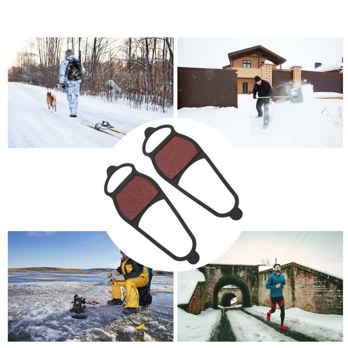 Chaînes à neige pour chaussures - Antidérapant pour glace & neige