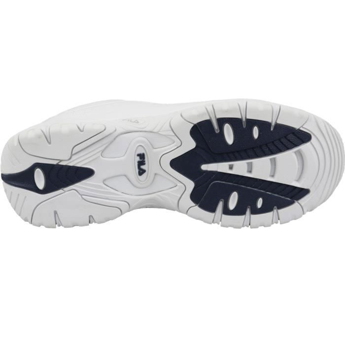 Chaussures de sport Fila Strada Low Wmn Femme Blanc Synthetique Lacets