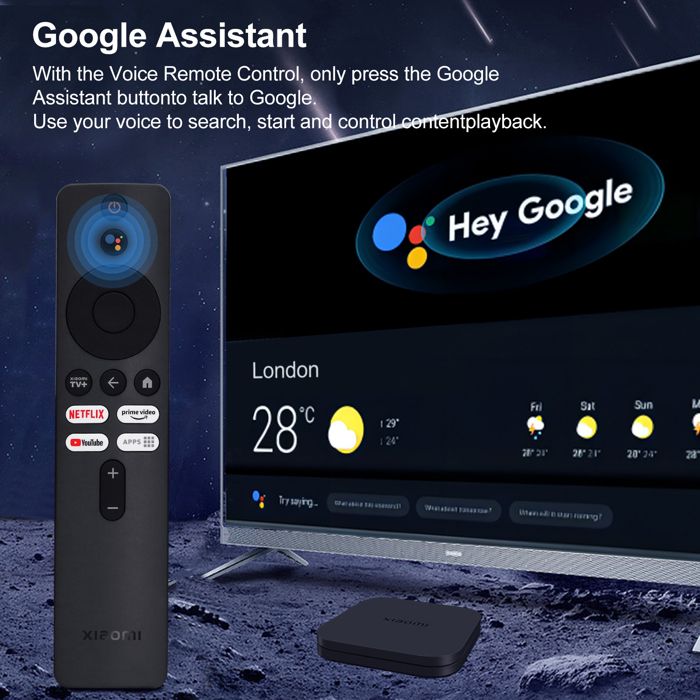 Mi TV Box S 2nd Gen Lecteur 4K Ultra HD Streaming Bluetooth, HDR