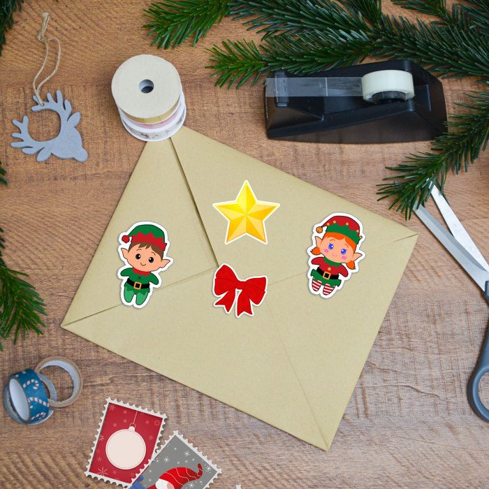 Stickers Calendrier De L'Avent – 16 Autocollants Numérotés 1 à 24 – Déco Noël Chaleureuse Et Créative - 5
