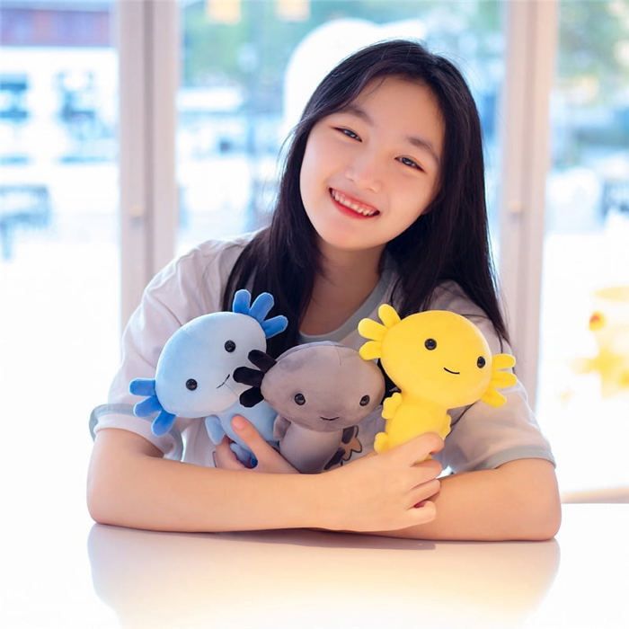 Peluche Axolotl Corimori Beeps XXL De 85 Cm – Kawaii, Suave Y Esponjoso, Ideal Como Cojín Y Regalo