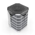 Housse de Climatiseur Extérieur-VEVOR-81 x 81 cm-Couverture de Protection Climatiseur-Maille PVC pour Clim Extérieur