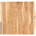 Vague Dessus De Table De Cuisine Bois D Acacia Massif 60x60x3 8 Cm