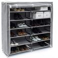 Meuble Chaussures No130 Valentin Housse Tissu Etagere Armoir 7