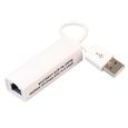 USB 2.0 À RJ45 Adaptateur Hub USB Transfert Convertisseur Ethernet Dongle 100MBps-0