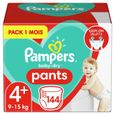 PAMPERS BABY-DRY PANTS Taille 4+ - 144 couches - Pack 1 mois-0