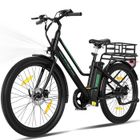 HITWAY Vélo électrique 27.5" - Moteur 250W - Batterie au Lithium Amovible 36V 13Ah - APP - Noir+HITWAY Panier de Vélo Arrière