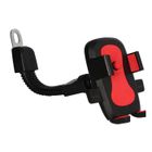 ELENXS Rotation à 360 degrés téléphone portable GPS moto porte-support pour 3,5-7 pouces Rouge