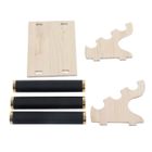 Support de bracelet à 3 niveaux - MINIFINKER - Noir - Bois - Design élégant - Grand espace de rangement