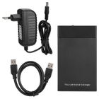 TMISHION boîtier de disque mobile w3530 Boîte de boîtier de disque dur externe SATA 3,5 pouces USB 3.0 SATA (100-240V) (prise UE)