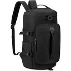 XJYDNCG Sac à Dos Unisexe Léger Sac de Sport Étanche Sac Weekend Femme pour Gym Fitness Yoga Randonnée Voyage Camping - NOIR