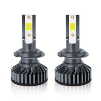 Phares à LED de voiture phares de loin et de près phares super brillants phares modifiés (2 pièces)