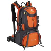 50l - Orange - Sac à dos de grande capacité pour hommes, accessoire de randonnée, de plein air, de montagne,