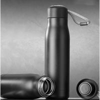 Bouteille d'eau en acier inoxydable 550 ml - Tasse thermos portable pour hommes et femmes fitness sports de plein air tasse d'eau