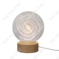 TD® Voie Lactée Panneau en acrylique Lampe LED Terre 3D Bureau Lumière Nuit cadeau