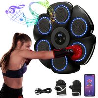 Colaxi Machine D'Entraînement De Boxe Musicale Entraîneur De Boxe Musicale Pour Enfants Adultes Équipement Cible Murale De Boxe Électronique Pour Pratique