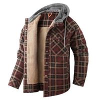 Chemise Homme Original Use Taille L - Manches Longues, Motif Fleuri, Capuche - Style Grunge Beige/marron
