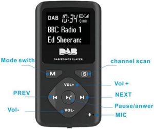 RADIO CD CASSETTE DAB/DAB Radio numérique Bluetooth 4.0 personnelle 