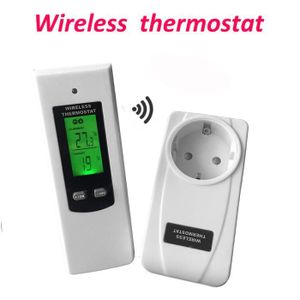 THERMOSTAT D'AMBIANCE Thermostat d'ambiance,Thermostat numérique sans fil,contrôleur de température ambiante,fonction de chauffage et - SET1 ONE PLUG