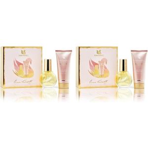 COFFRET CADEAU PARFUM Gloria No.1 Coffret Cadeau Eau De Toilette Vaporisateur Parfum Pour Femme 30 Ml + Lotion Pour Le Corps 100 Ml (Lot De 2)[P75]