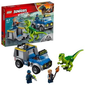 ASSEMBLAGE CONSTRUCTION LEGO Juniors Jurassic World - Le camion de secours