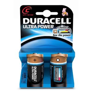 PILES Duracell - Pile Alcaline - Cx2 Ultra Power (LR14)
