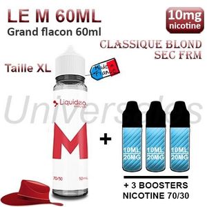 E liquide LE M 10mg GRAND FLACON 60ml - LIQUIDEO - Cdiscount Au quotidien