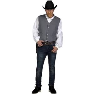 GILET (TAILLE L/XL) COWBOY WESTERN - Joyeuses Fées