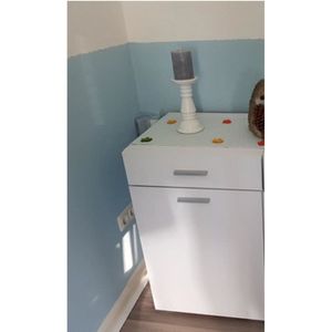 Meuble Salle De Bain Avec Bac A Linge Achat Vente Pas Cher