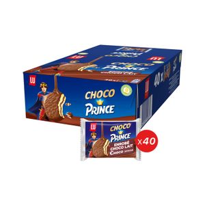 BISCUITS CHOCOLAT Choco Prince de LU - Pack de 40 sachets - Biscuits