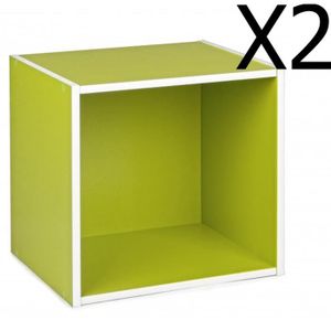 Cube Etagere Vert Achat Vente Pas Cher