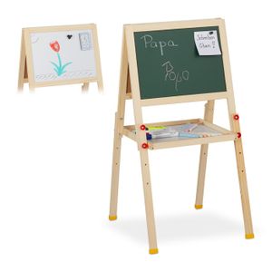 TABLEAU ENFANT Relaxdays Tableau droit enfant, magnétique deux cô