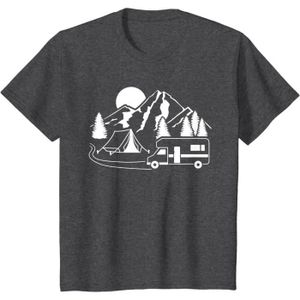 TENTE DE CAMPING De Camping-Car T-Shirt[W5248]