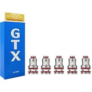 CIGARETTE ÉLECTRONIQUE VAPORESSO - 5pcs Résistances GTX V2 Mesh 0.6ohm