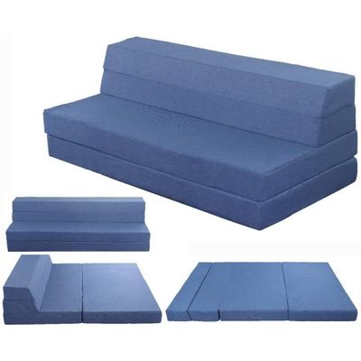 Matelas Futon Japonais Pliable - Épaisseur 5 Cm Ou 8 Cm - Tissu Tricoté, Rembourrage Latex Et Coton - Multi Tailles (70x200 Cm, Etc.)