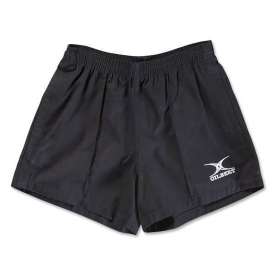 GILBERT Short de rugby Kiwi Pro - Homme - Noir