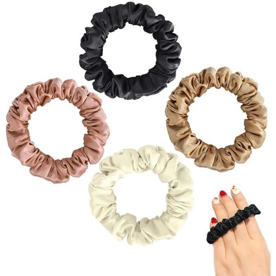 Ensemble De Scrunchies En Satin - Attache Cheveux Bandeau Bobble Multicolore, Neuf Sans étiquette - Accessoire Tendance
