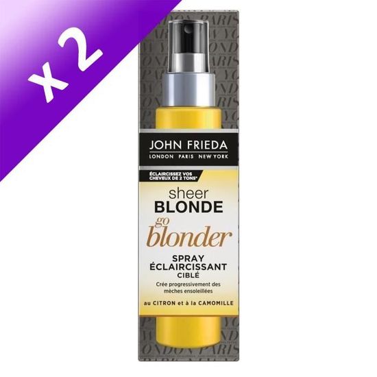 JOHN FRIEDA Spray claircissant Cibl Sheer Blonde Go Blonder 100 Ml john-frieda-spray-claircissant-cibl-sheer-blonde-go-blonder-100-ml