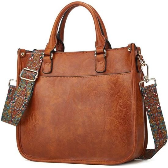 Bandoulière En Cuir Vachette Et Métal Doré – Senral, 103 Cm, Neuve