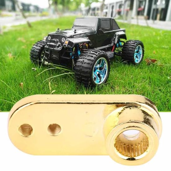 Bras Servo 21t Petit Bras De Klaxon Servo En Alliage D'aluminium D'usinage Cnc Portable 21t Bras De Direction Rc Pour Servos Md922 Md933 (bleu